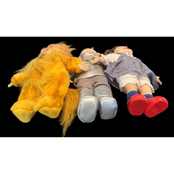 Wizard of Oz Dolls Set Of 3 M.T.H.K. 1994 Cowardly Lion Tin Man Dorothy - Picture 2 of 9